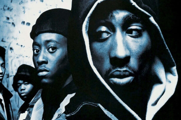 Tupac Shakur e elenco no filme Juice (1992)